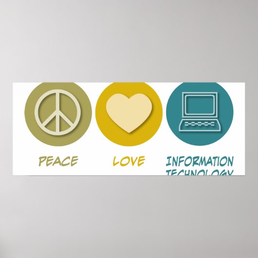 Peace Love Information Technology ポスター (正面)