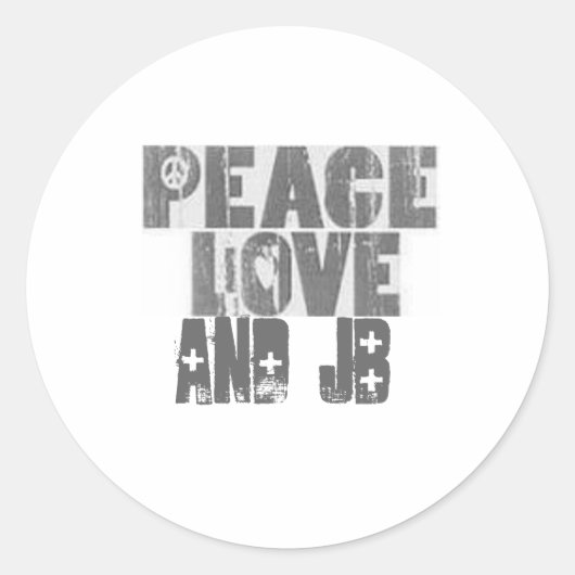 peace_love、jB ラウンドシール (正面)