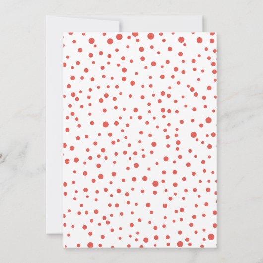 Peace Love Joyと珊瑚の果実クリスマスフォト シーズンカード (裏面)