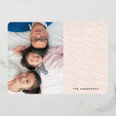 PEACE LOVE JOYクリスマスパインの針写真バック 箔シーズンカード (裏面)