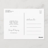 Peace Love Joyホリデーモダンファミリーの写真 ポストカード (裏面)