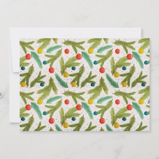 Peace Love Joy家族モダンの写真 シーズンカード (裏面)