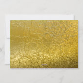 Peace Love Joy金ゴールド、黒いクリスマスグルーポンの写真 シーズンカード (裏面)