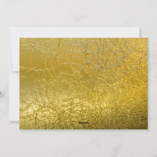 Peace Love Joy金ゴールド、黒いクリスマスグルーポンの写真 シーズンカード (裏面)