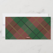 Peace Love & Joy – 写真モダン シーズンカード (裏面)