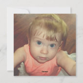 Peace Love Joy Blue Holy Familyクリスマスフォト シーズンカード (裏面)