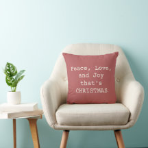 Peace, Love & Joy – Personalized Christmas Quote O