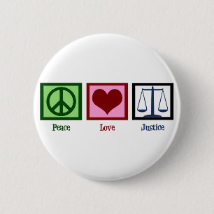 Peace Love Justice 缶バッジ
