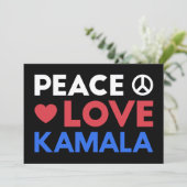 Peace Love Kamala I - Kamala Harris For President (スタンド正面)