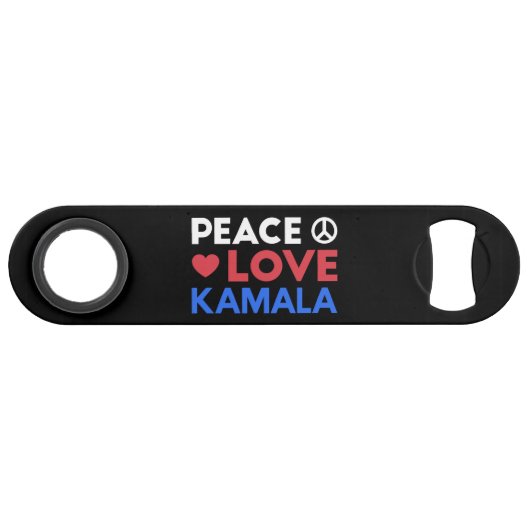 Peace Love Kamala I - Kamala Harris For President スピード栓抜き (正面(横))