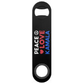 Peace Love Kamala I - Kamala Harris For President スピード栓抜き (正面)