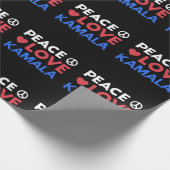 Peace Love Kamala I - Kamala Harris For President ラッピングペーパー (角)