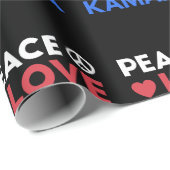 Peace Love Kamala I - Kamala Harris For President ラッピングペーパー (ロールコーナー)