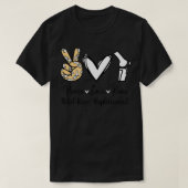 Peace Love Knee Total Knee Replacement Surgery Kne Tシャツ (デザイン正面)
