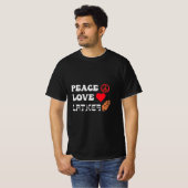 Peace Love Latkes Tシャツ (正面フル)
