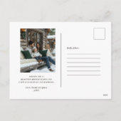 Peace, Love & Light | Christmas Fireplace Photo シーズンポストカード (裏面)