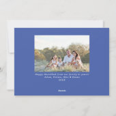 Peace Love & Light Hanukkahフォトホリデーカード シーズンカード (裏面)