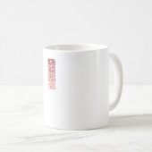 peace love mind create soul heart コーヒーマグカップ (正面右)