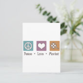 Peace Love Movies ポストカード (スタンド正面)