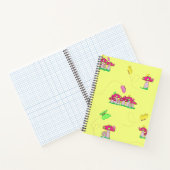 Peace Love Mushrooms ノートブック (内部)