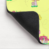 Peace Love Mushrooms マウスパッド (コーナー)