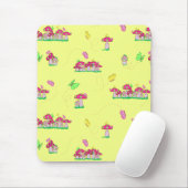 Peace Love Mushrooms マウスパッド (マウス)