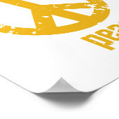 Peace Love Musicポスター ポスター (角)