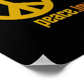 Peace Love Musicポスター ポスター (角)