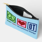 Peace Love OT職業セラピー アクセサリーポーチ (見開き)
