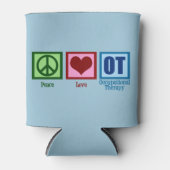 Peace Love OT職業セラピー 缶クーラー (正面)