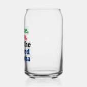 Peace Love Oxford Comma English Grammarユーモア ガラス缶 (左)