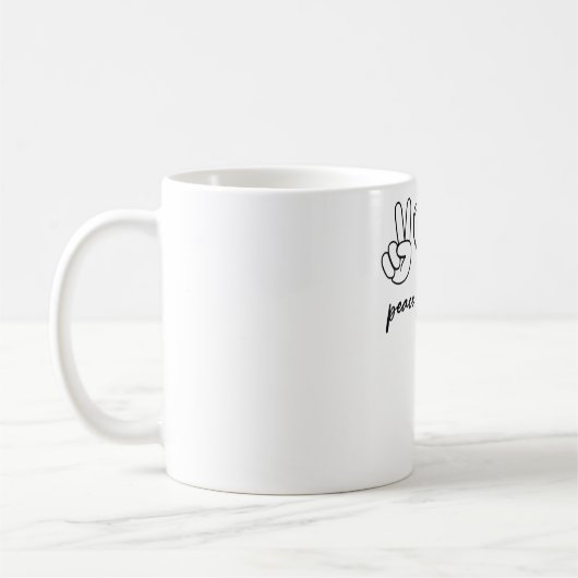 Peace Love Pi Math Love Pi Day Mathematics Math Te コーヒーマグカップ (左)