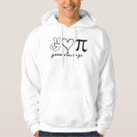 Peace Love Pi Math Love Pi Day Mathematics Math Te パーカ<br><div class="desc">Peace Love Pi Math Love Pi Day Mathematics Math先生</div>