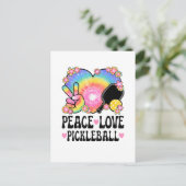 Peace Love Pickleball ポストカード (スタンド正面)