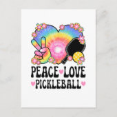 Peace Love Pickleball ポストカード (正面)