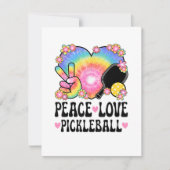 Peace Love Pickleball 案内状 (正面)