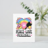 Peace Love Pickleball 案内状 (スタンド正面)