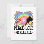 Peace Love Pickleball 案内状 (裏面)