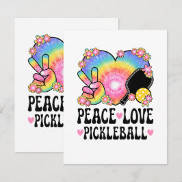 Peace Love Pickleball 案内状