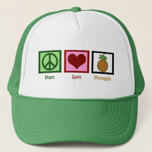 Peace Love Pineapple キャップ