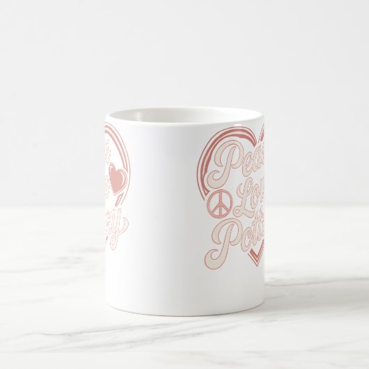 Peace Love Pottery コーヒーマグカップ (中央)