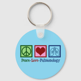 Peace Love Pulmonology キーホルダー