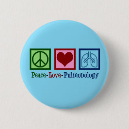 Peace Love Pulmonology 缶バッジ