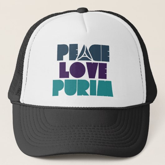 Peace Love Purim キャップ (正面)