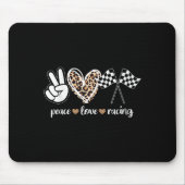 Peace Love Racing  マウスパッド (正面)