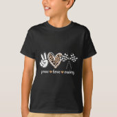 Peace Love Racing  Tシャツ (正面)