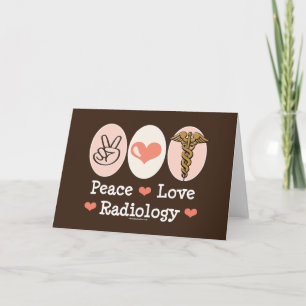 Peace Love Radyaly Greeting Card カード