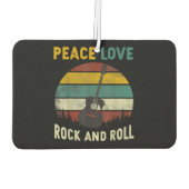 Peace Love & Rock & Guitar転が Player Guitarist V カーエアーフレッシュナー (裏面)