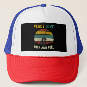 Peace Love & Rock & Guitar転が Player Guitarist V キャップ