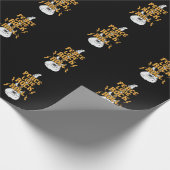 Peace Love Rock N Roll ラッピングペーパー (角)